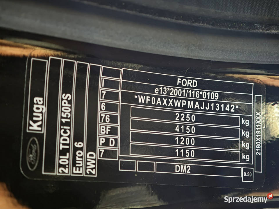 Ford Kuga II 2012 Sadlno