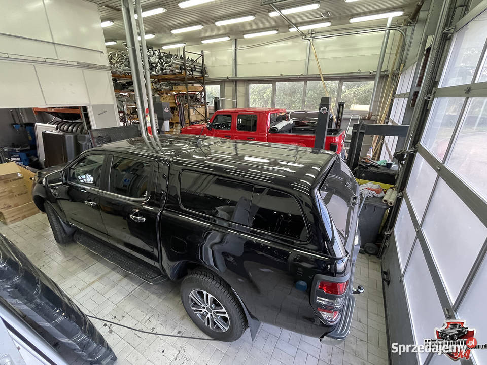 Zabudowa Ford Ranger aeroklas z szybami hardtop warmińsko-mazurskie Pasłęk