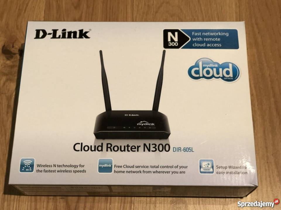 Szybki 300MBbit Router Wifi DLink komplet Warszawa sprzedam