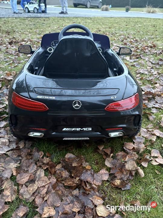 Samochód na akumulator Mercedes Benz GT czarny Rowerki Radomsko