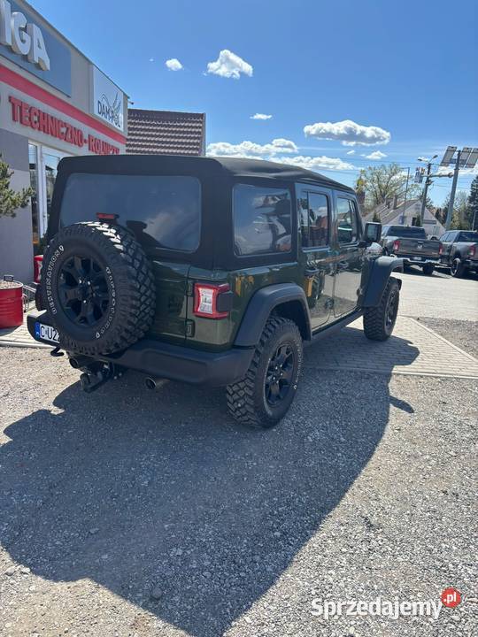 Jeep Wrangler IV 36 Willys V6 niski przebieg Ślesin
