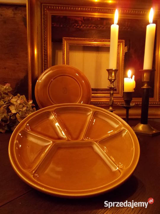 Talerz do Fondue Gien France Porcelain Lata