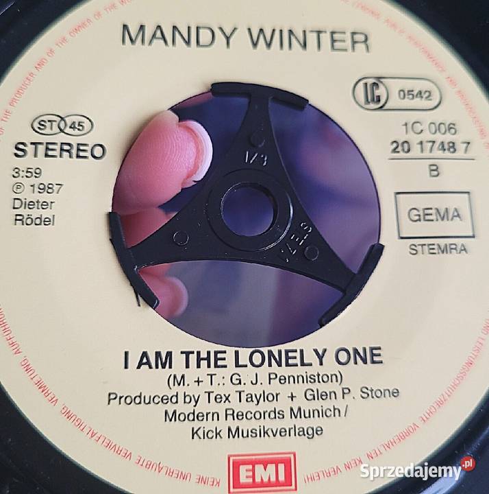 Mandy Winter Julian singiel winylowy z roku 1987 Chełmno sprzedam