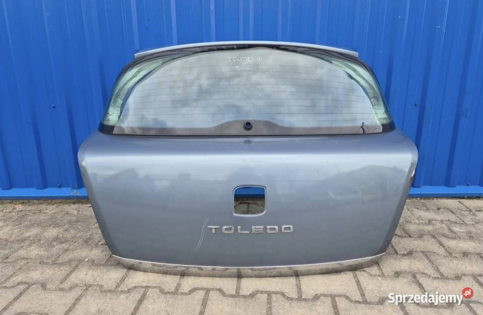GOŁA KLAPA BAGAŻNIKA Z SZYBĄ SEAT TOLEDO III 3 Części samochodowe świętokrzyskie Działoszyce
