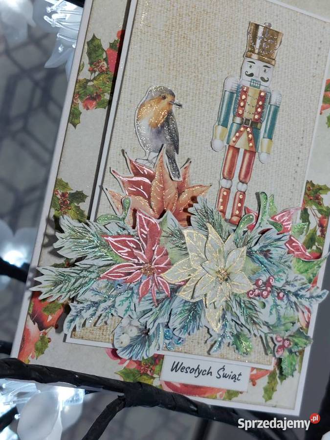 Ręcznie robione kartki na Boże Narodzenie Dekoracje i ozdoby
