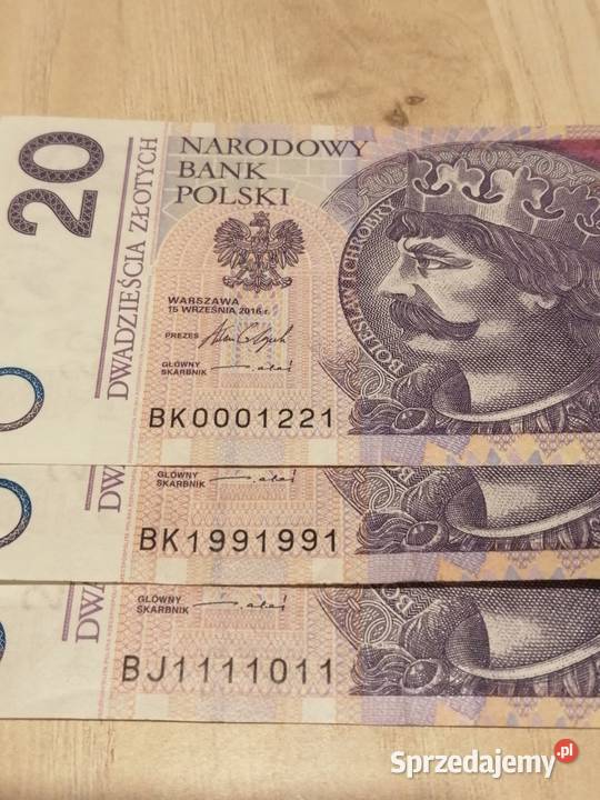 Banknot RADAR PIĘKNE Dwucyfrowe radary Bytom