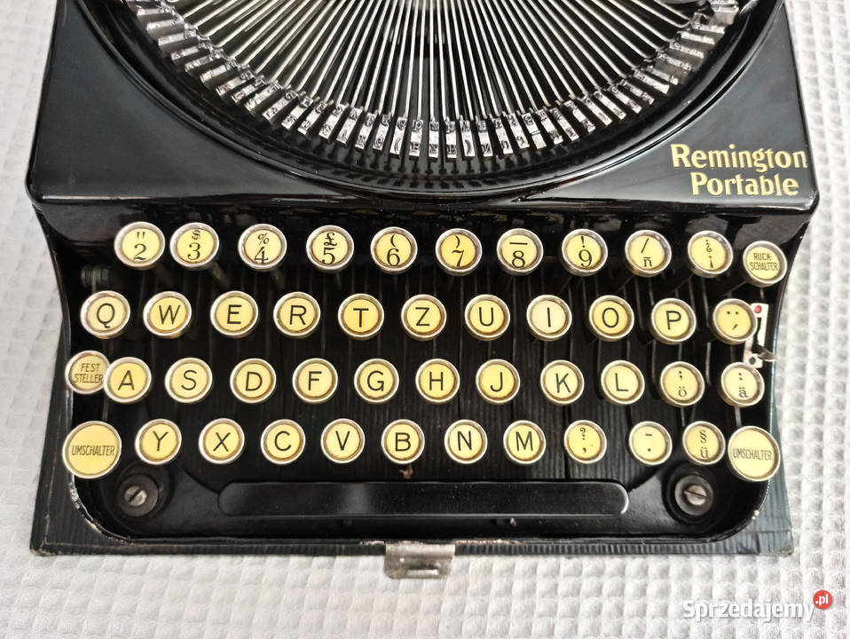 Walizkowa maszyna do pisania Remington Portable Wrocław sprzedam