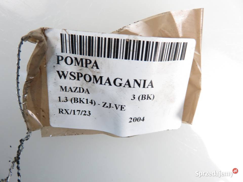 POMPA WSPOMAGANIA MAZDA 3 BK 13 małopolskie