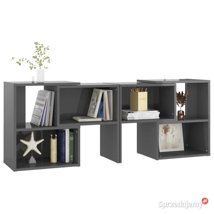 Szafka pod TV szara na wysoki połysk 104x30x52 Warszawa