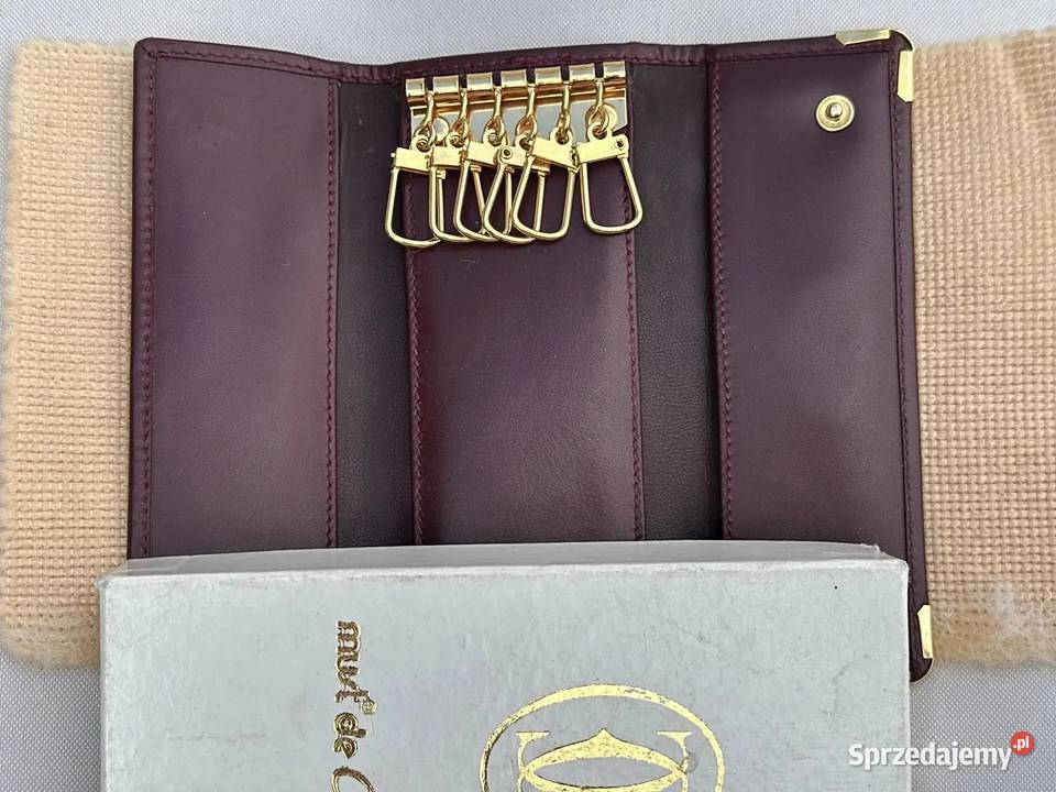 Etui na klucze Cartier Stan Idealny Nie Używane żółty/złoty mazowieckie