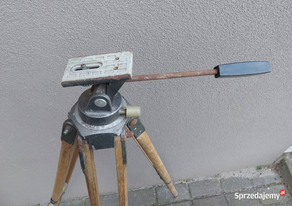 Stary drewniany trójnóg statyw fotograficzny Pozostałe Tczew