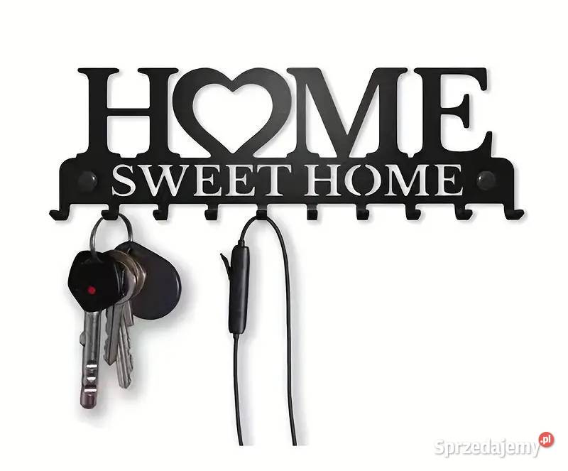 Wieszak na Klucze SWEET HOME Czarny Metal AS Płock