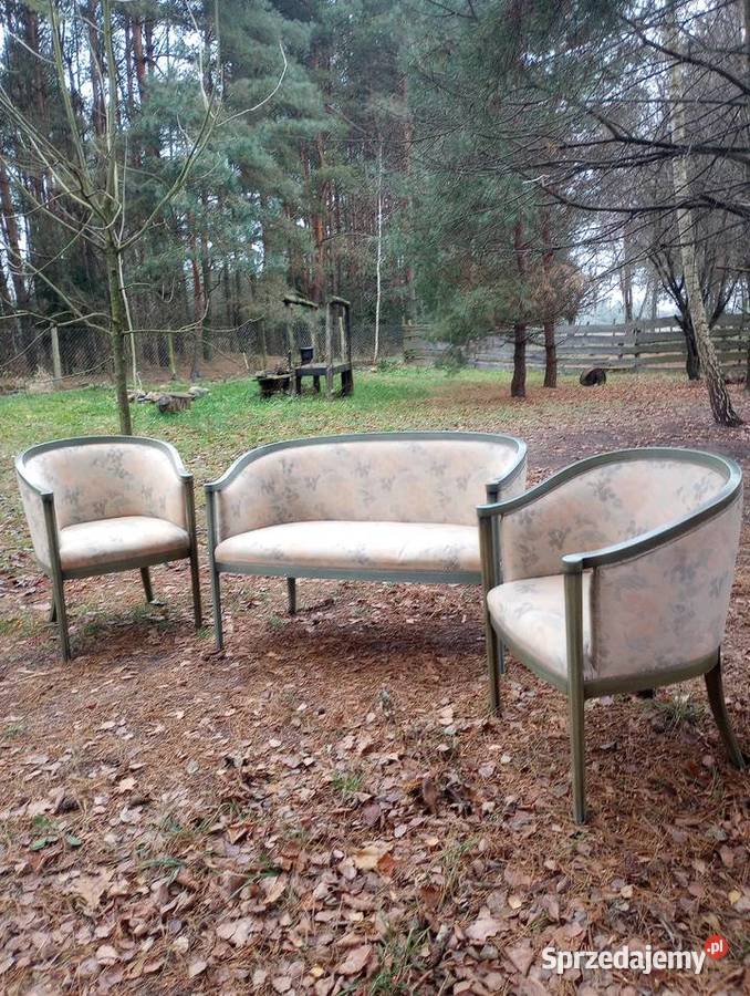 Komplet wypoczynkowy stylowy Korczew