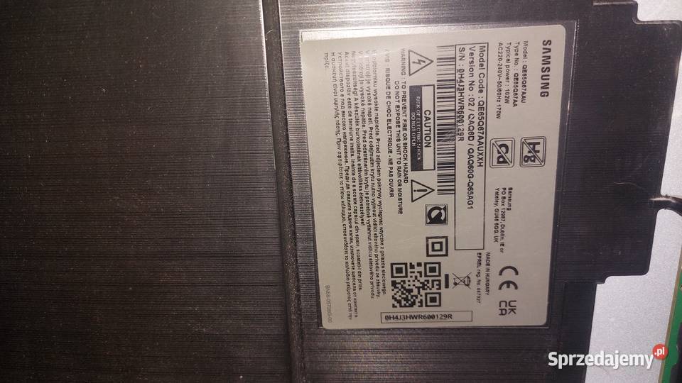 Tv samsung qled 65 dolnośląskie Dzierżoniów
