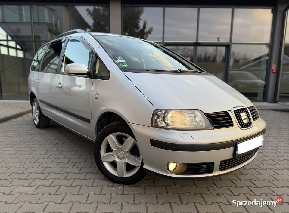 Śliczny 7 osobowy Seat Alhambra 140 tempomat Radomsko