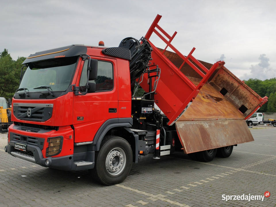 Volvo FMX 410 6x4 13L HDS Radiowy Hydroburta elektryczne szyby Samochody ciężarowe Motoryzacja Widełki