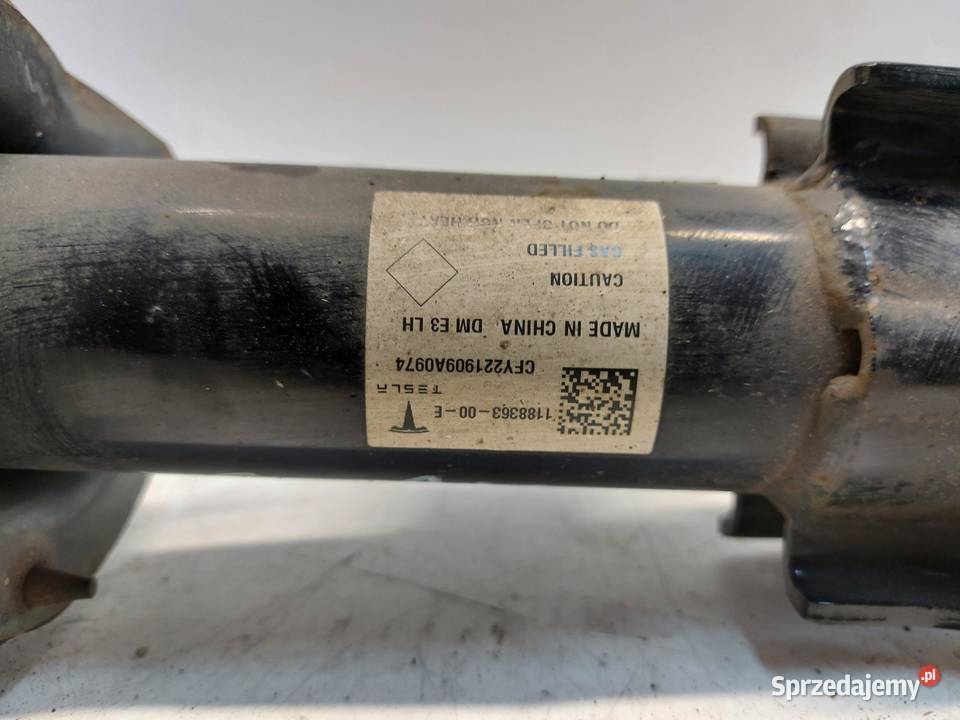 TESLA MODEL Y 2022r AMORTYZATOR LEWY PRZÓD Amortyzatory