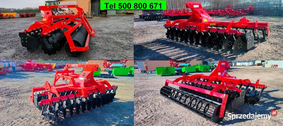 Brona Talerzowa Agro Mix Wał Rurowy Daszkowy wielkopolskie Jarocin