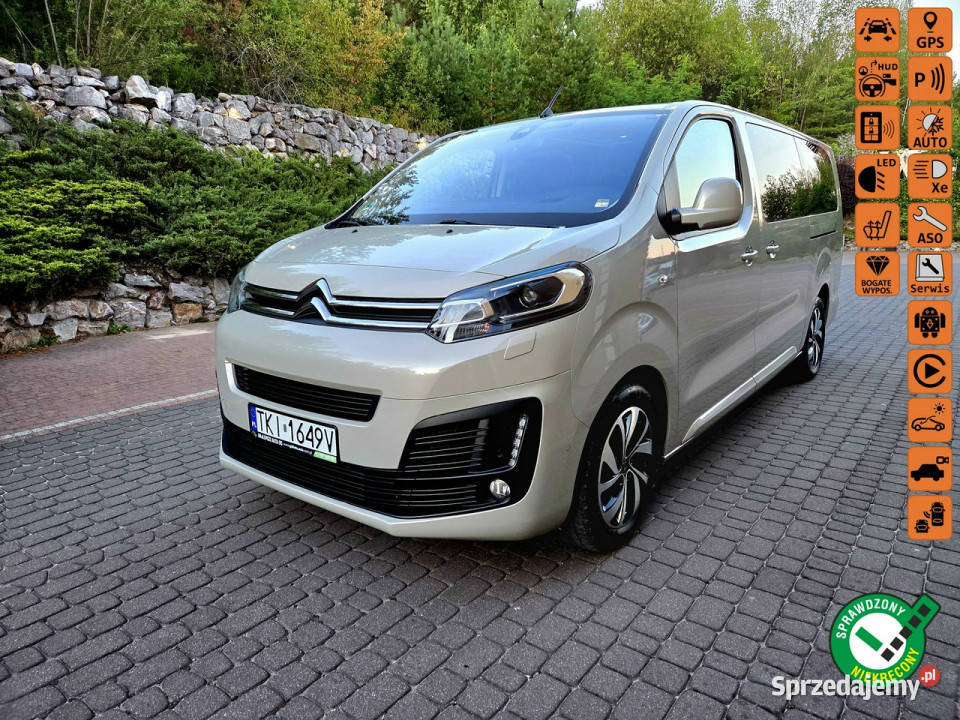 Citroen SpaceTourer 20 HDI 150 Shine Masaże Zagnańsk