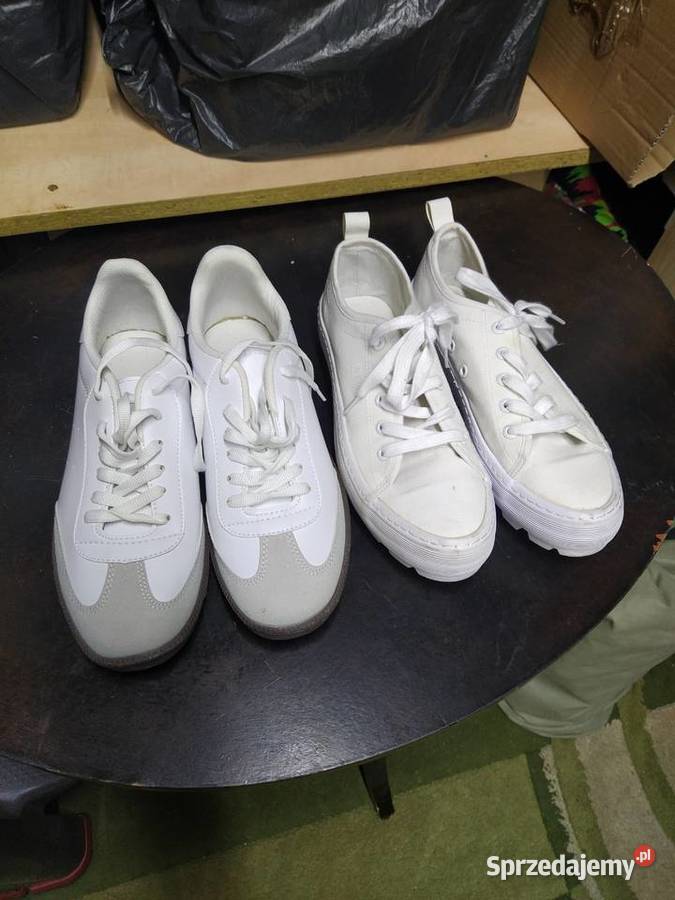 Trampki damskie 39 białe foto 2 pary Olsztyn