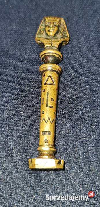 XVIIIXIX wieczna pieczęć z brązu kolekcjonera śląskie Katowice