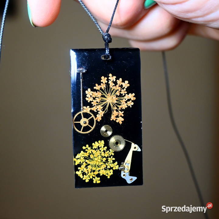 Naszyjniki z żywicy unikatowe ręcznie robione Kielce
