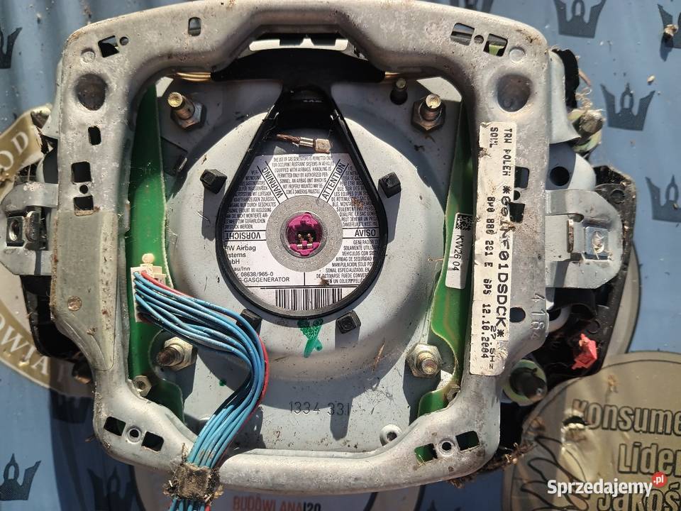 Poduszka powietrzna Audi a4 b6 B7 A6 a3 8P Nowogrodziec