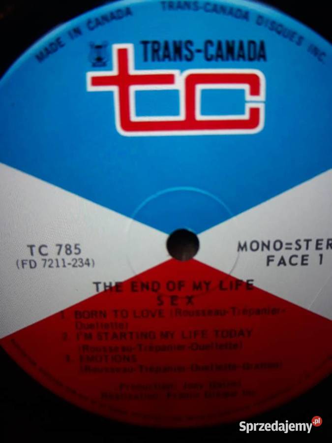 Biały kruk na czarnym winylu SEX The end of my Rzeszów