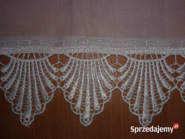 firana gotowa woal z gipiurą 150 x 650 Wrocław sprzedam
