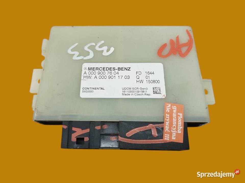 MODUŁ A0009007604 MercedesBenz Eklasa V 20162023 Rok produkcji 2017 sprzedam