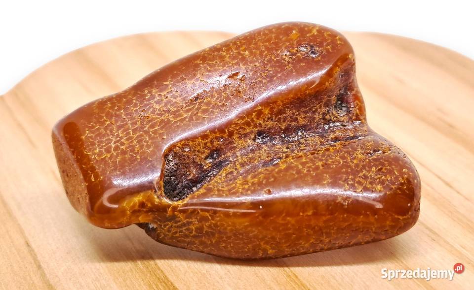 Broszka z bursztynu bursztyn bryłka 1495 Warszawa sprzedam