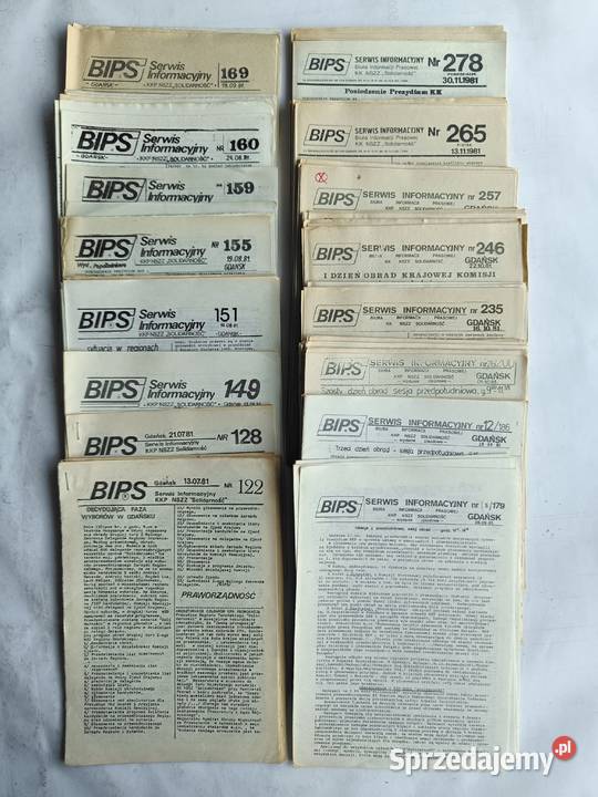 BIPS Serwis Informacyjny KKP NSZZ Solidarność Czasopisma sprzedam