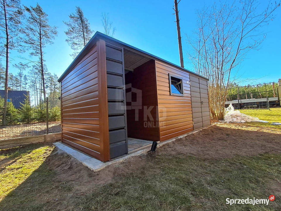 Schowek domek ogrodowy 45x2m wiata 2m brama okno wielkopolskie Wągrowiec sprzedam