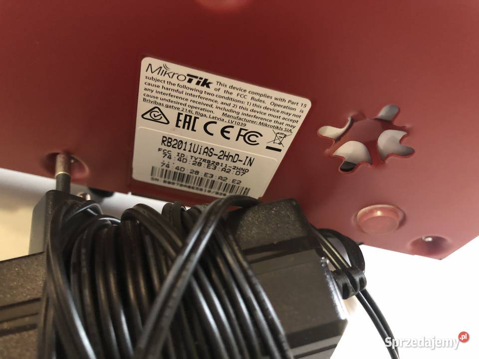 Routerboard Mikrotik RB2011UiAS2HnDIN Internet i komunikacja Straszyn