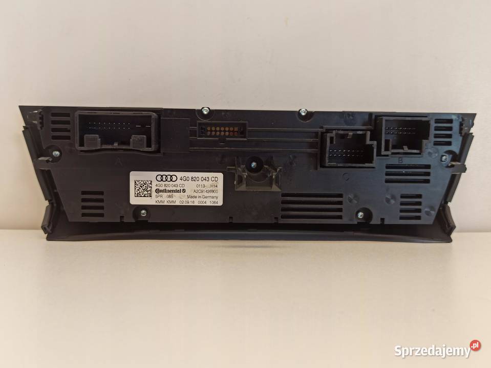 PANEL KLIMATYZACJI AUDI A6 C7 4G0820043CD