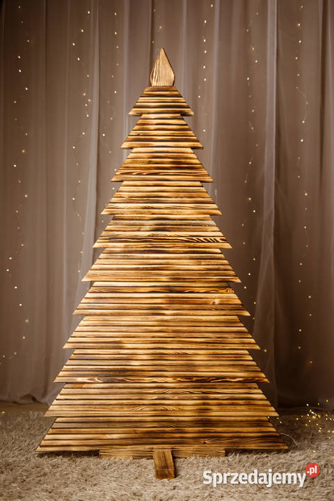 Choinka drewniana ekologiczna naturalne drzewko Kalety