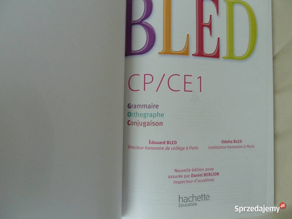 Nowa książka BLED CPCE1 wyd Hachette do nauki Warszawa