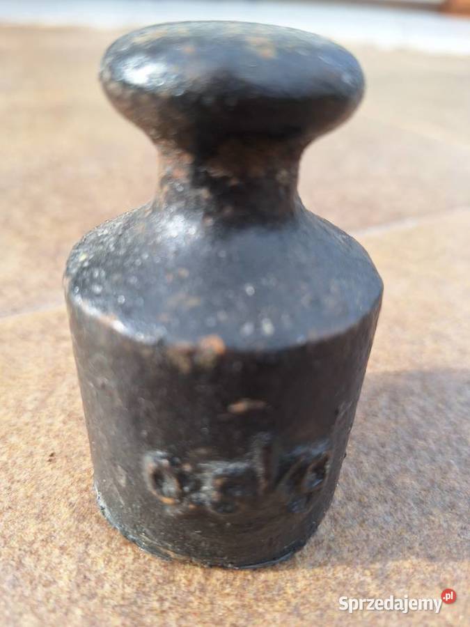 Stare odważniki do wagi ciężarek żeliwny 50dkg 3