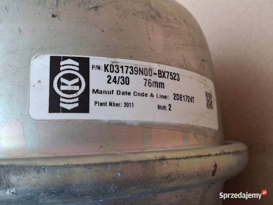 SCANIA DAF IVECO SIŁOWNIK HAMULCA 2430 KNORRR