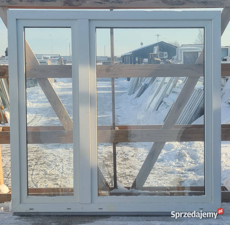OKNA KacprzaK 154X150 OKNO Używane Plastikowe Okna ścienne Lublin sprzedam