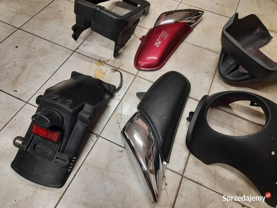 Kawasaki el 250 owiewki plastiki boczki pług Jelenia Góra