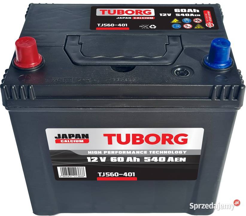 Akumulator Tuborg Japan 12V 60Ah 540A L wielkopolskie Luboń