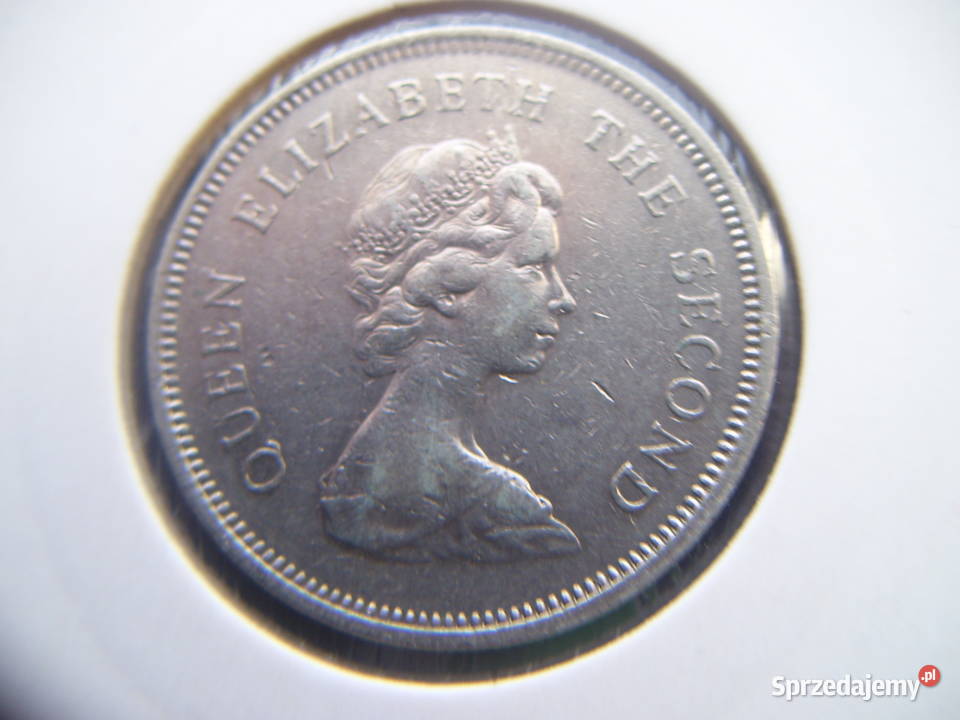 Stare monety 1 dolar 1980 Hong Kong Numizmatyka podkarpackie