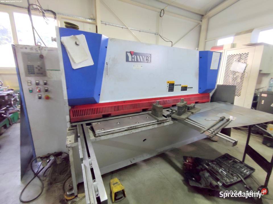Nożyce gilotynowe YAWEI L6SK 6X2500 Produkcja Jelenia Góra