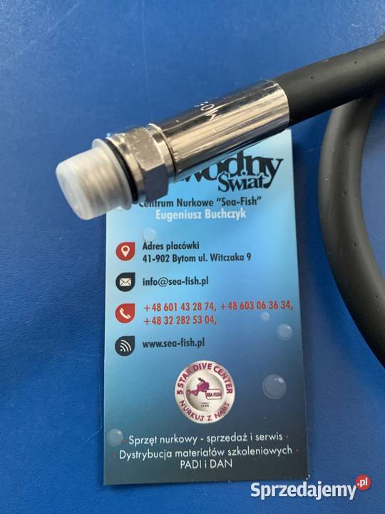 Wąż HP do manometru gumowy 80 Nurkowanie Bytom