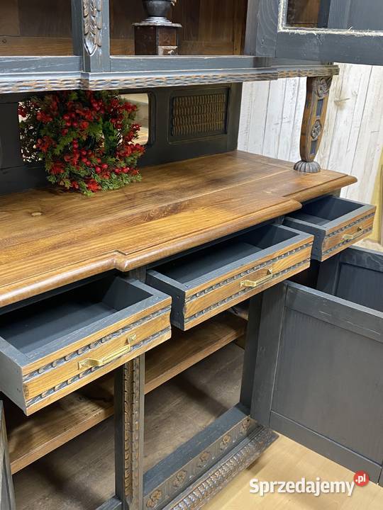 Kredens Bretoński odnowiony dąb Francja II pół mazowieckie Warszawa