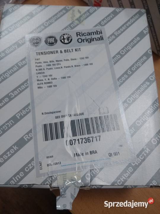 Pasek rozrządu z napinaczem FIAT LANCIA ALFA podkarpackie Pilzno
