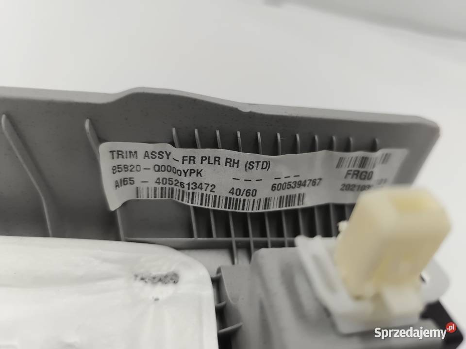 OSŁONA SŁUPKA A PRAWY PRZÓD HYUNDAI BAYON