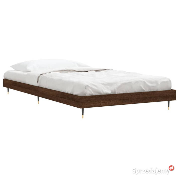 Łóżko bez materaca brązowy dąb 90x200 WM832172 mazowieckie