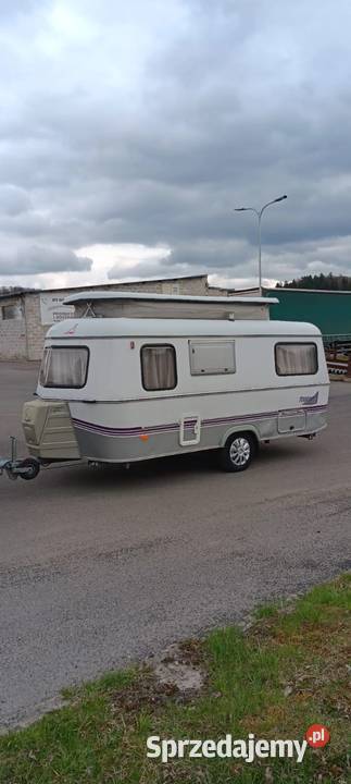 Lekka przyczepa kępingowa HYMER ERIBA manualna sprzedam
